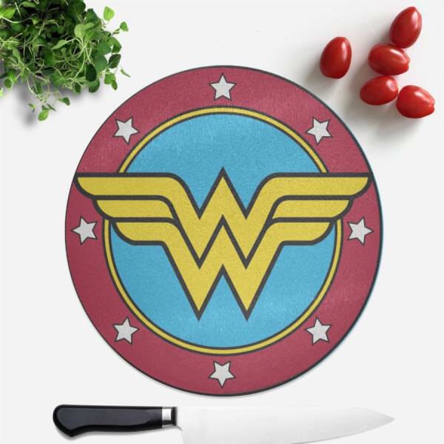 Tabletop * | Best Guaranteed Wonder Woman Shield Round Chopping Board