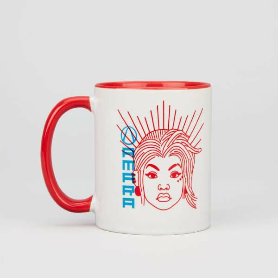 Geek Drinkware * | Bestsellers Borderlands 3 Amara Contrast Mug White/Red