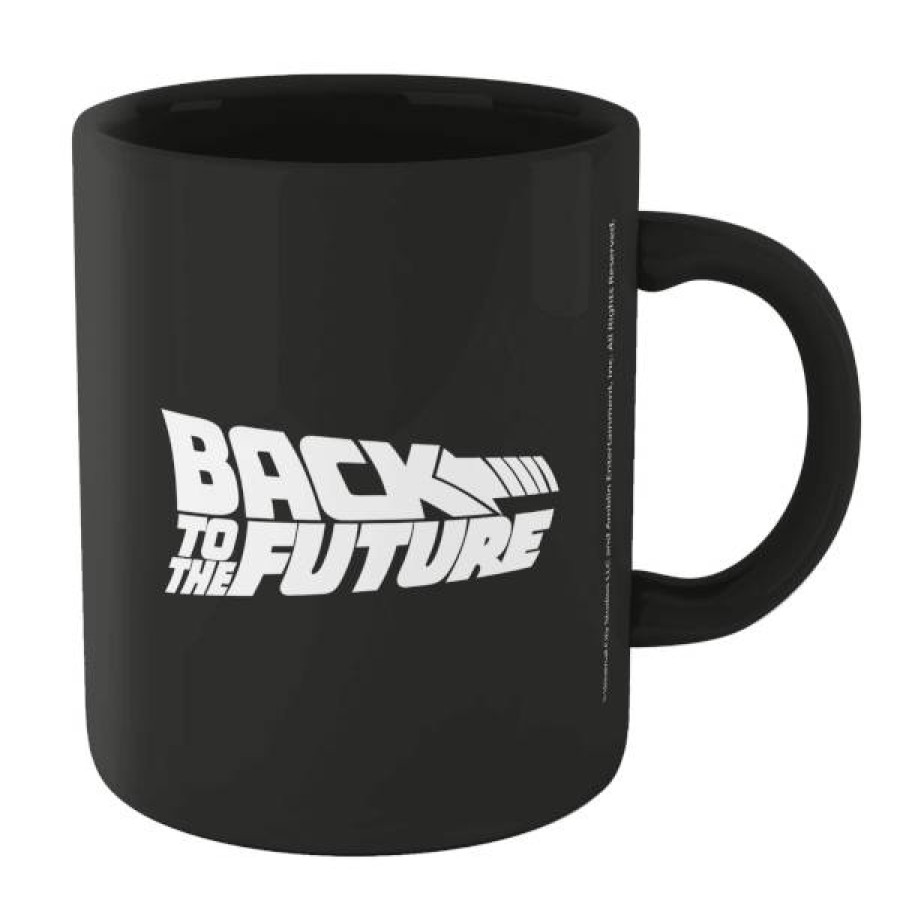 Geek Drinkware * | Best Guaranteed Back To The Future Destination Clock Mug Black