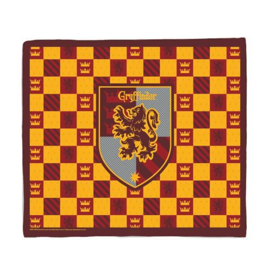 Soft Furnishings * | Best Choice Harry Potter Gryffindor Fleece Blanket