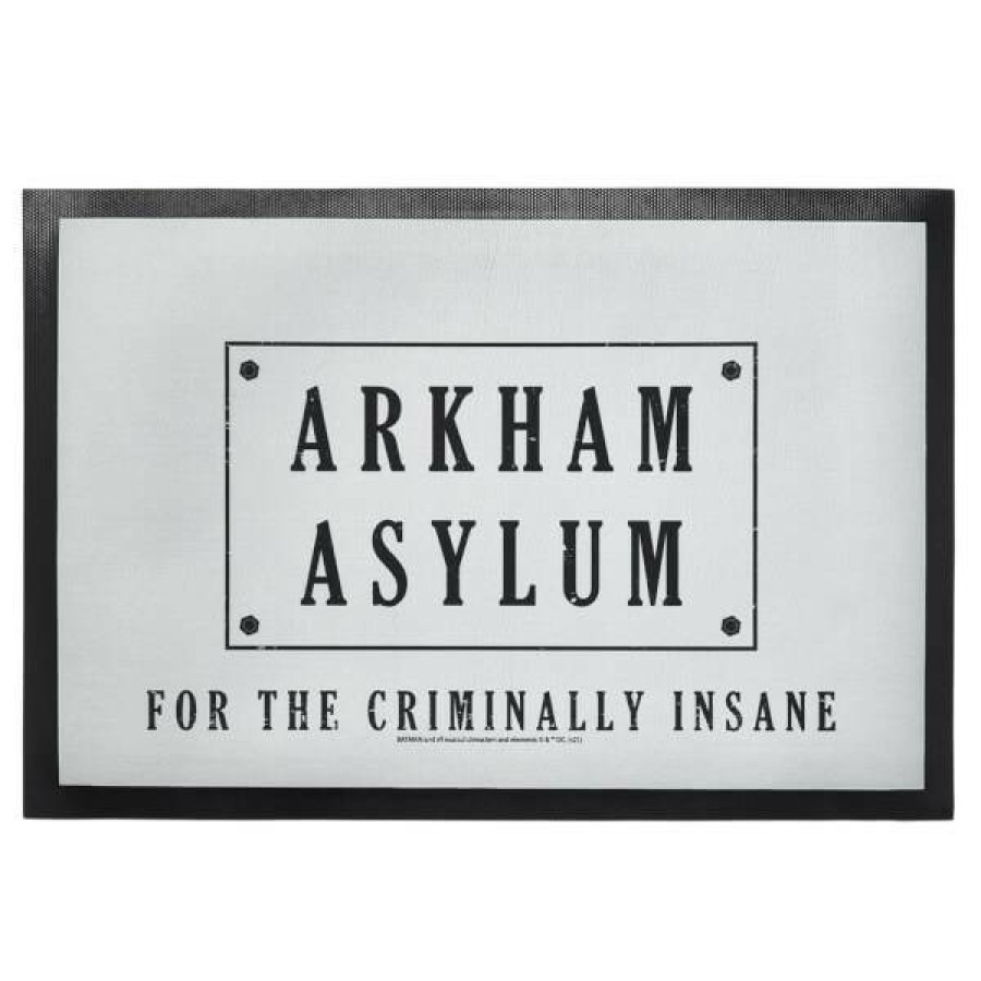 Doormats * | Shoping Batman Villains Arkham Asylum Entrance Mat