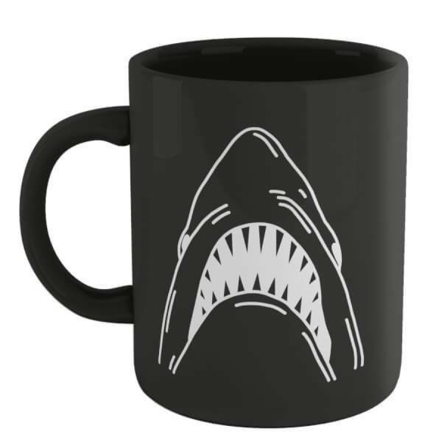 Geek Drinkware * | Promotion Jaws Bite Me Mug Black