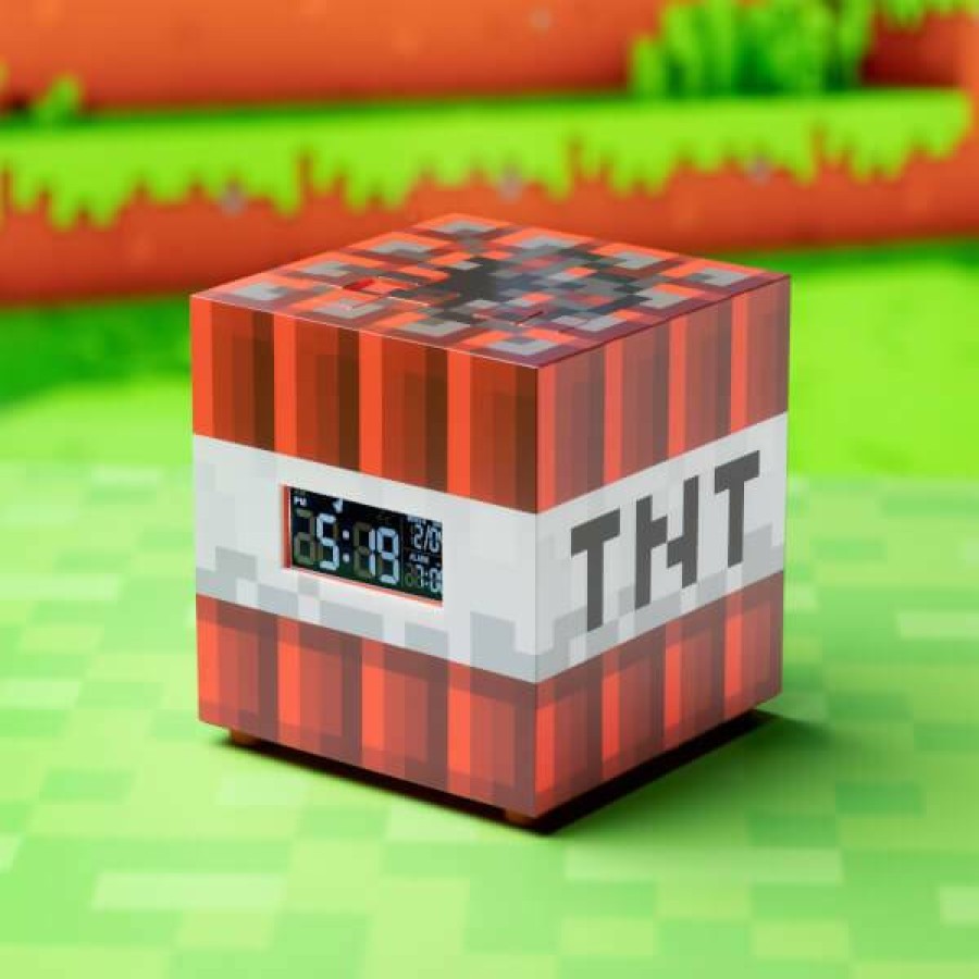 Geek Gifts * | Best Choice Minecraft Tnt Alarm Clock