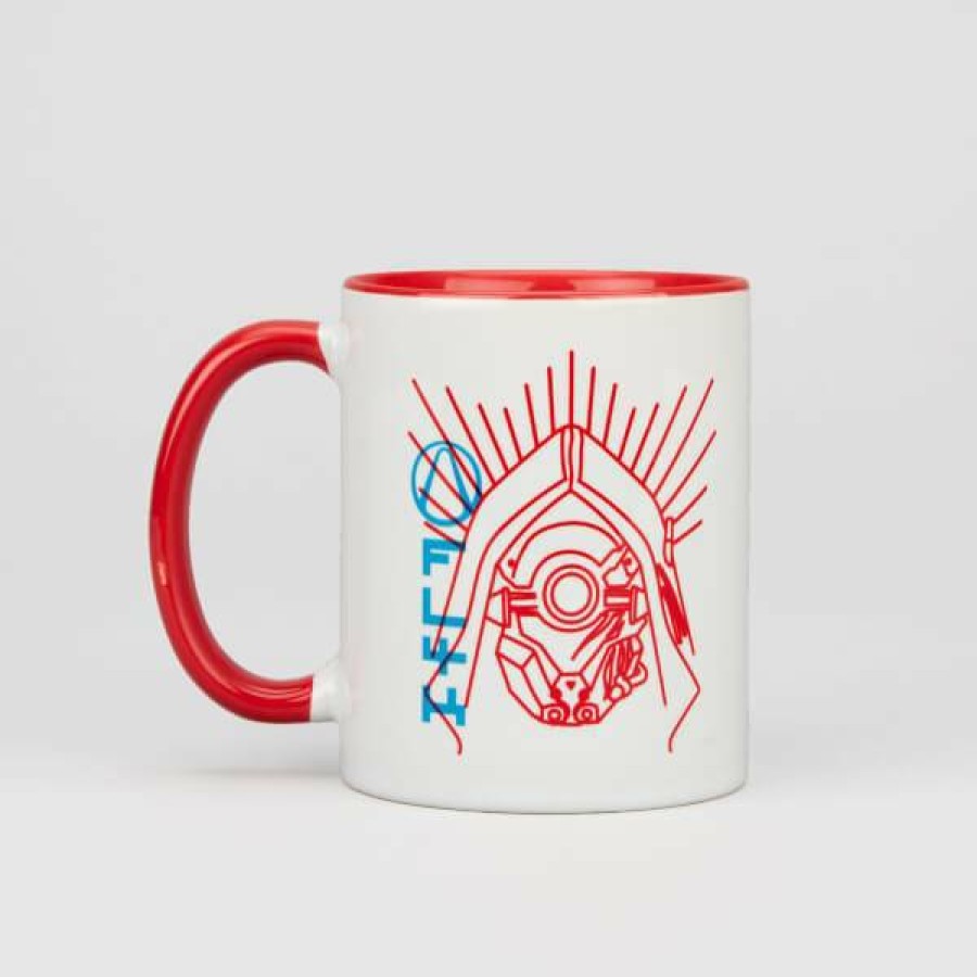 Geek Drinkware * | New In Borderlands 3 Fl4K Contrast Mug White/Red