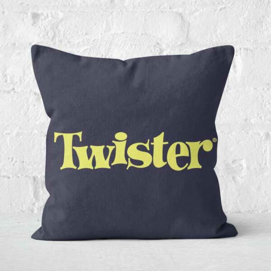 Soft Furnishings * | Best Choice Twister Black Square Cushion