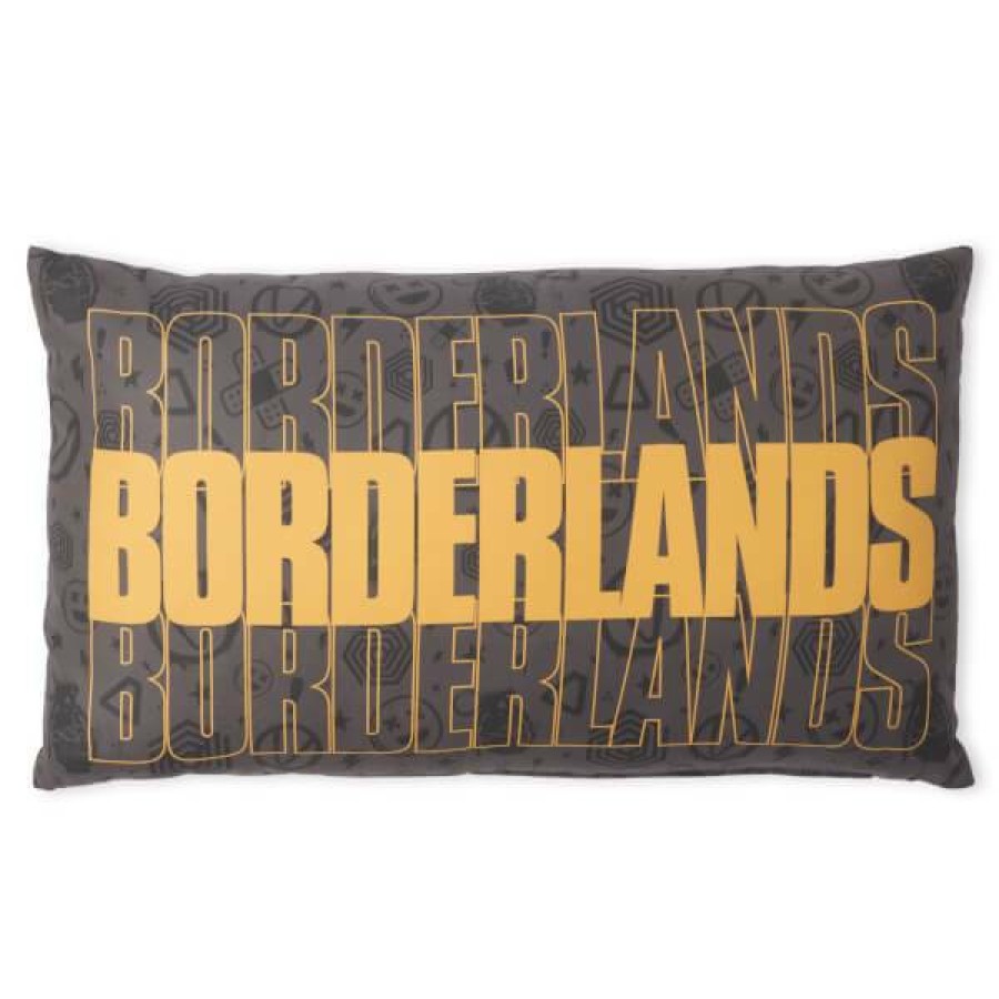 Soft Furnishings * | Top Selling Borderlands Vault Symbols Rectangular Cushion