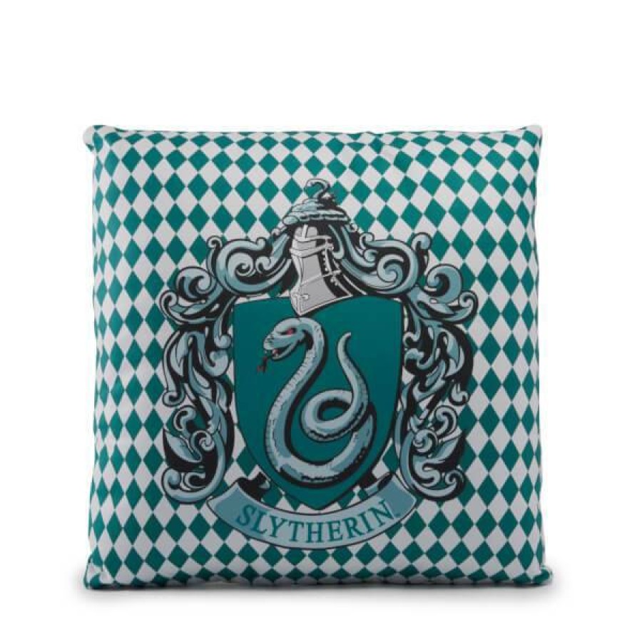 Soft Furnishings * | Top Sellers Harry Potter Slytherin Square Cushion