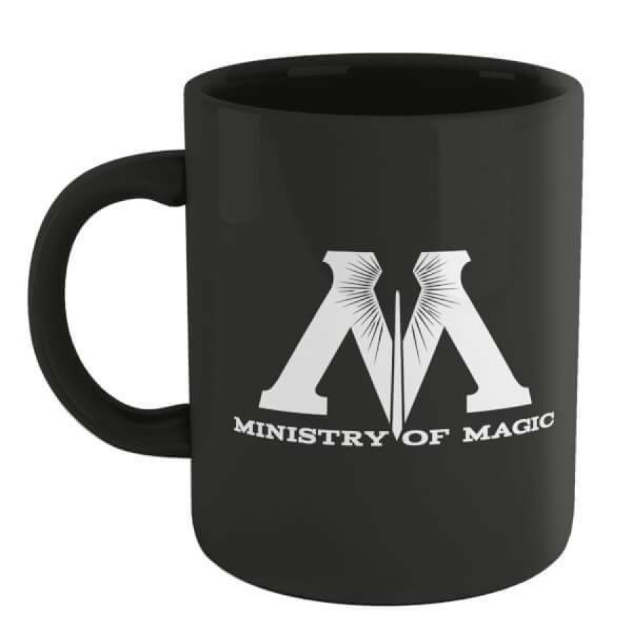 Geek Drinkware * | Shoping Harry Potter Ministry Of Magic Mug Black