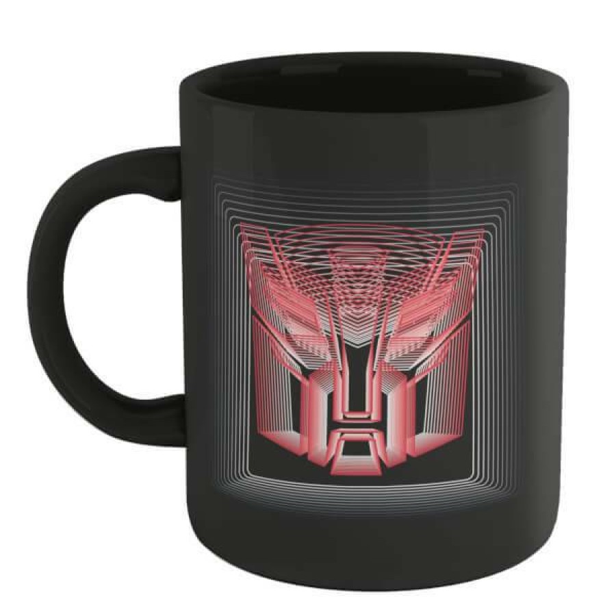 Geek Drinkware * | Best Choice Transformers Autobots Neon Mug Black