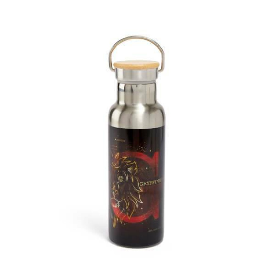 Geek Drinkware * | Best Choice Akedo X Harry Potter Houses Gryffindor Water Bottle