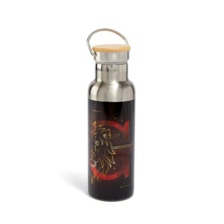 Geek Drinkware * | Best Choice Akedo X Harry Potter Houses Gryffindor Water Bottle