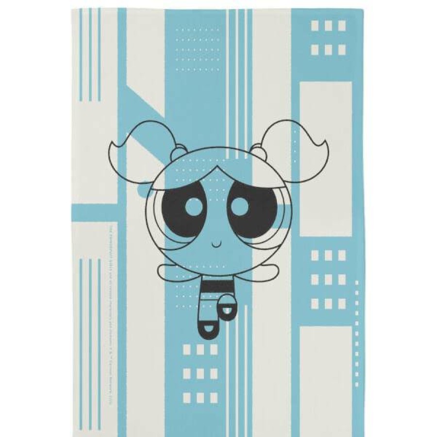 Soft Furnishings * | Free Delivery Powerpuff Girls Bubbles Tea Towel