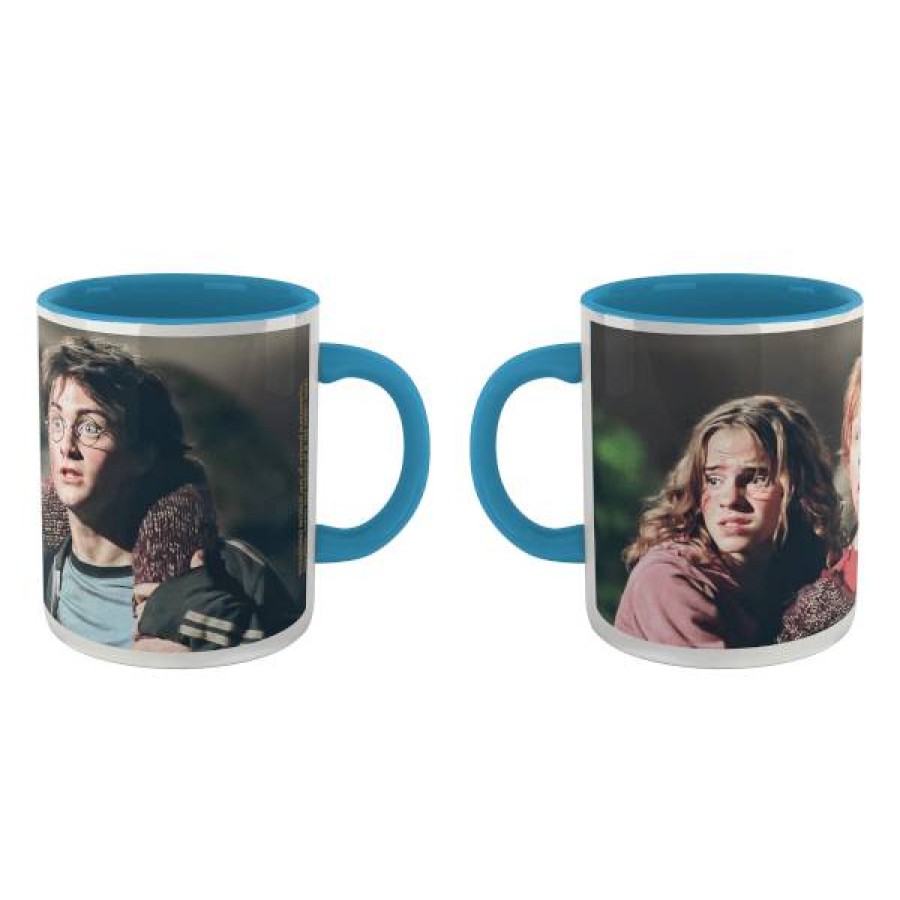 Geek Drinkware * | New In Harry Potter Hermione Ron And Harry Mug Blue