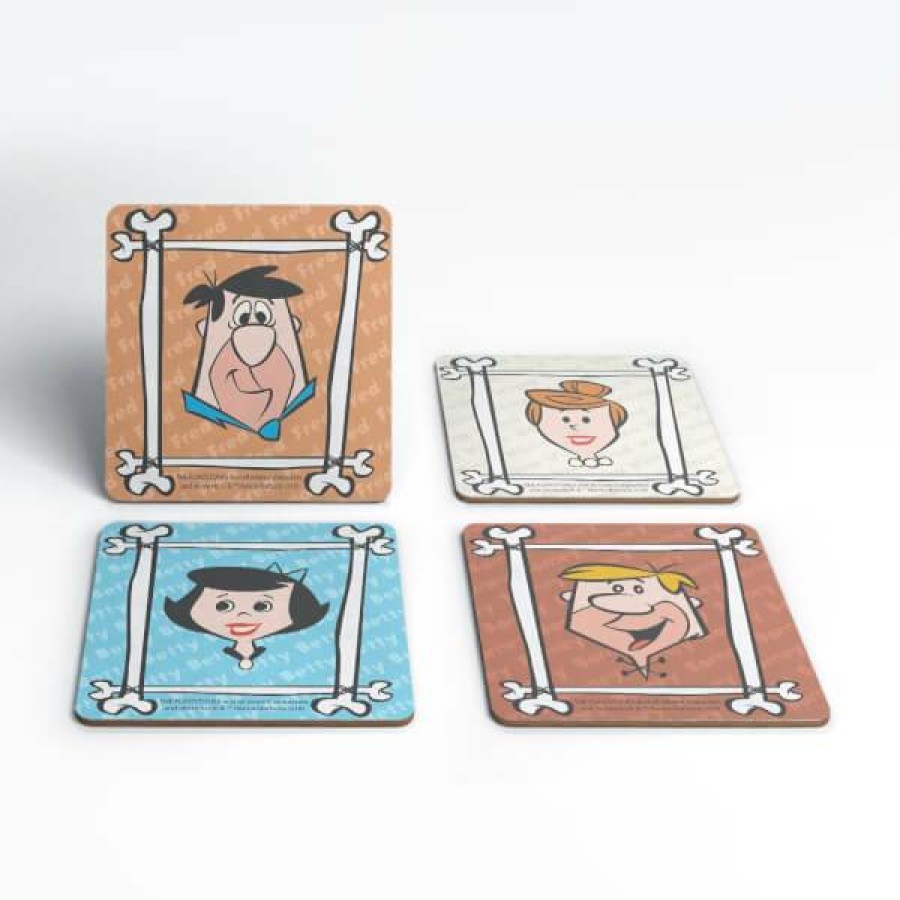 Tabletop * | Shoping The Flintstones Characters Coaster Set