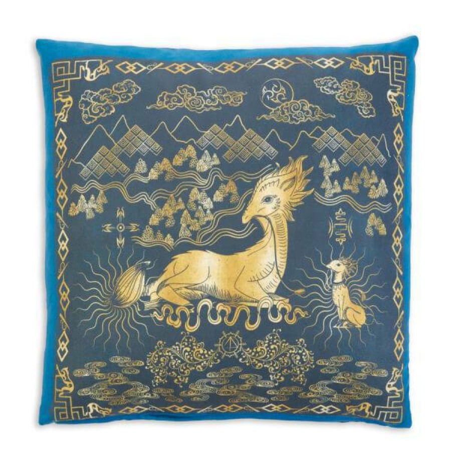 Soft Furnishings * | With Discount Decorsome X Fantastic Beasts Scenic Creatures Square Cushion