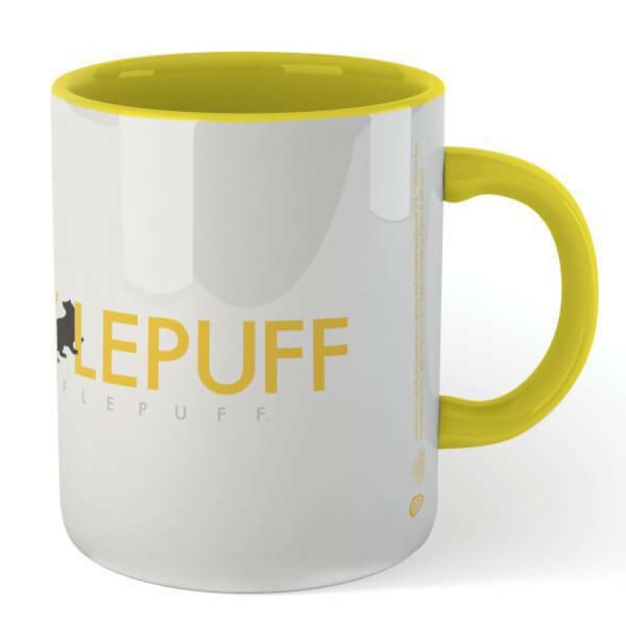 Geek Drinkware * | Top Selling Harry Potter Hufflepuff Mug Yellow