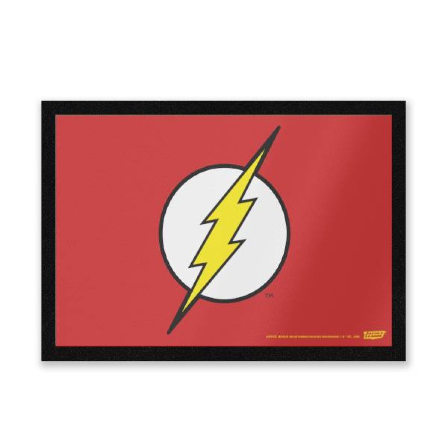 Doormats * | Cheap Online Dc Comics The Flash Logo Entrance Mat