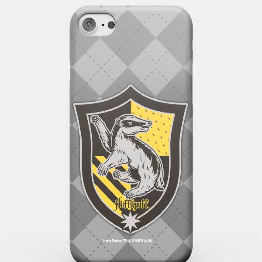 Tv & Movie Merchandise * | Top Selling Harry Potter Phonecases Hufflepuff Crest Phone Case For Iphone And Android