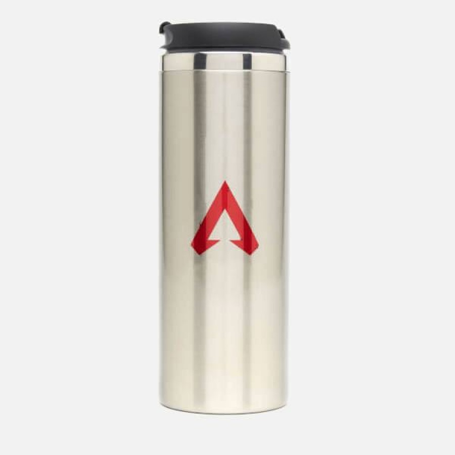 Geek Drinkware * | Promotion Apex Legends Red Sigil Stainless Steel Thermo Travel Mug Metallic Finish