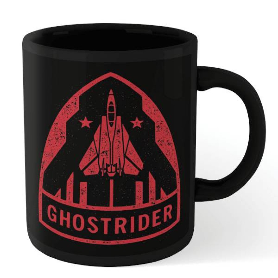 Geek Drinkware * | Free Delivery Top Gun Ghost Rider Mug Black