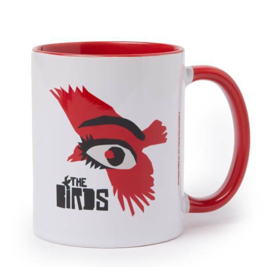 Geek Drinkware * | Cheap Online Hitchcock The Birds Geo Flight Mug Red