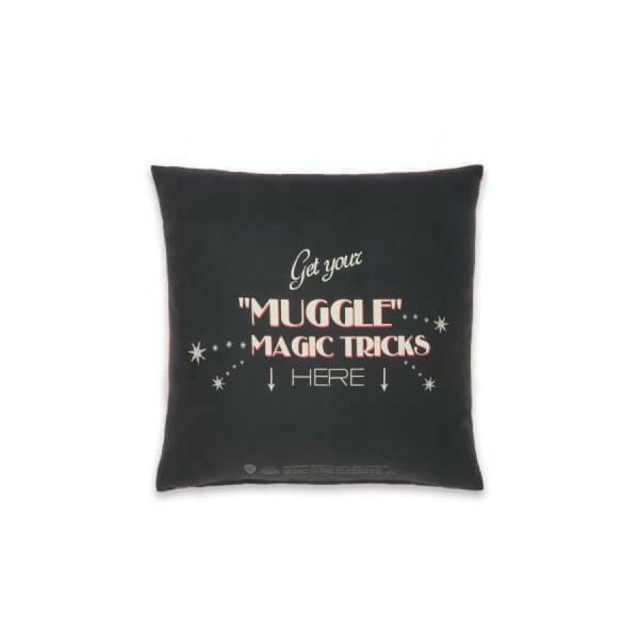 Soft Furnishings * | Shoping Decorsome X Harry Potter Muggle Magic Square Cushion