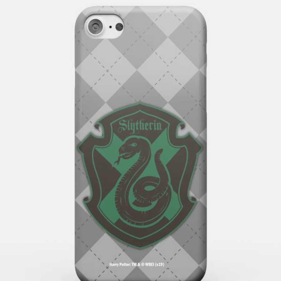 Tv & Movie Merchandise * | Best Choice Harry Potter Phonecases Slytherin Crest Phone Case For Iphone And Android