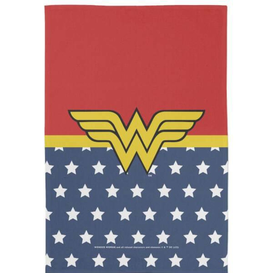 Soft Furnishings * | With Discount Wonder Woman Tea Towel