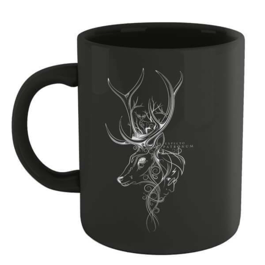 Geek Drinkware * | Cheap Online Harry Potter Patronus Mug Black