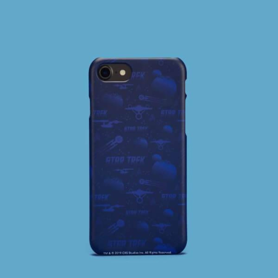 Tv & Movie Merchandise * | Top Selling Navy Star Trek Phone Case For Iphone And Android