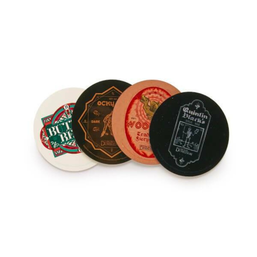 Tabletop * | With Discount Decorsome X Fantastic Beasts Butter Beer Round Coaster Set