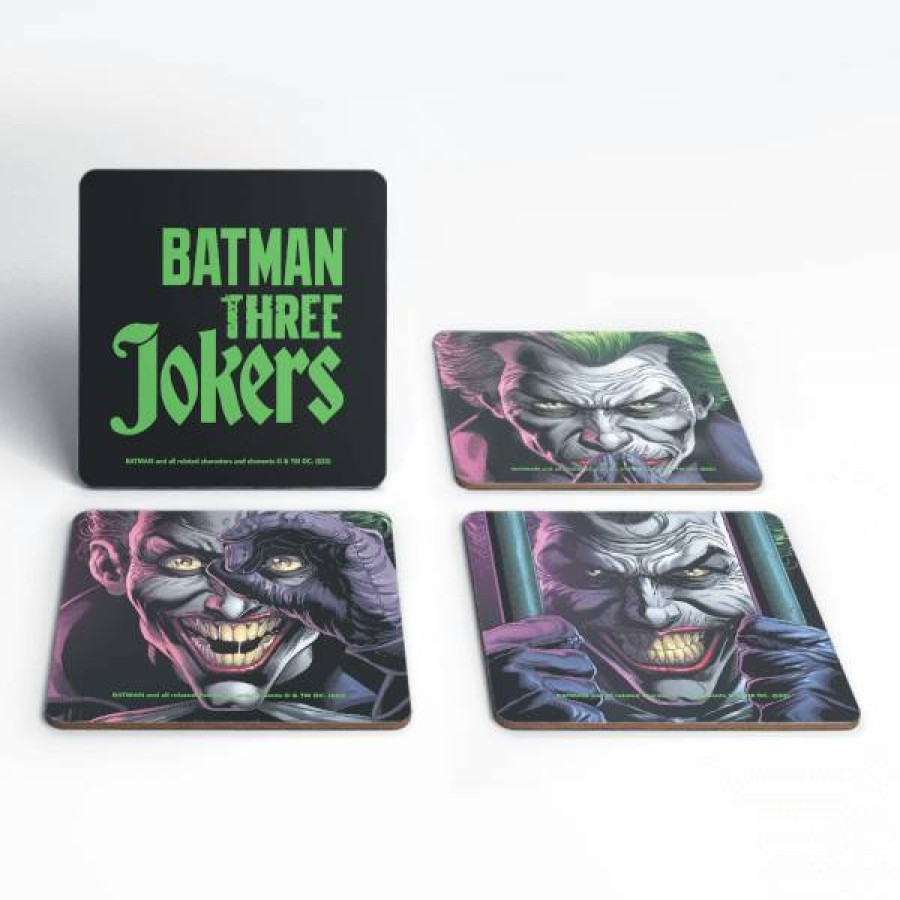 Tabletop * | Shoping Batman Jokers Three Coaster Set