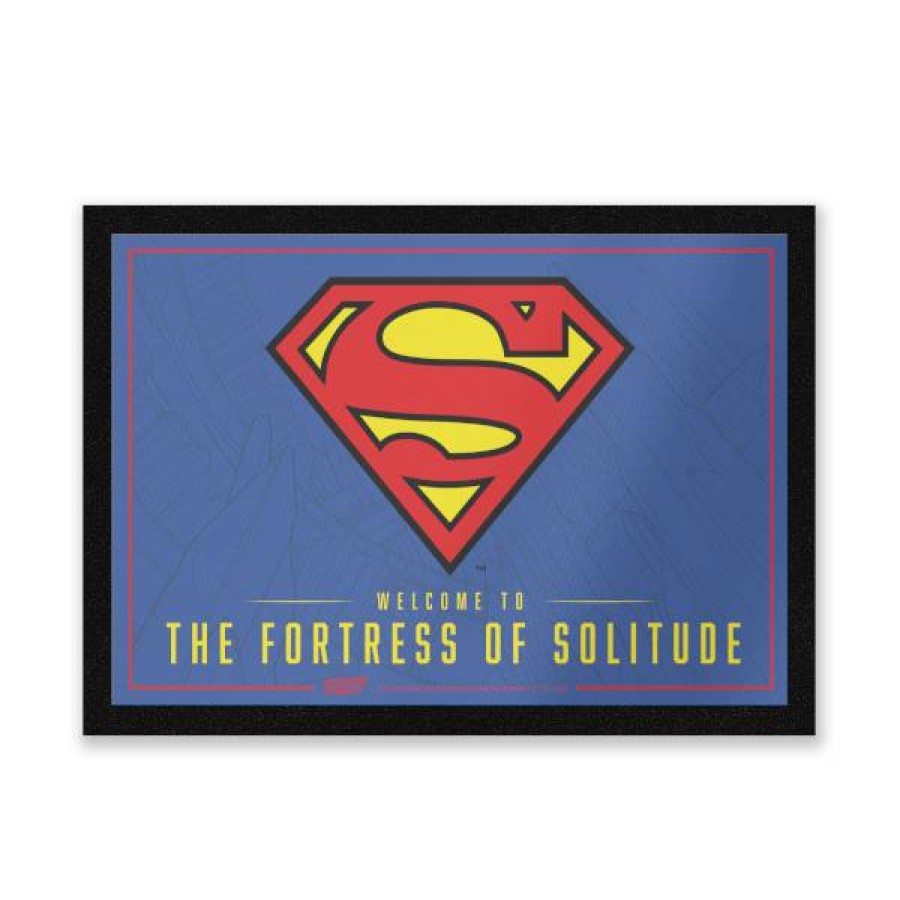 Doormats * | Best Guaranteed Dc Comics Welcome To The Fortress Of Solitude Entrance Mat