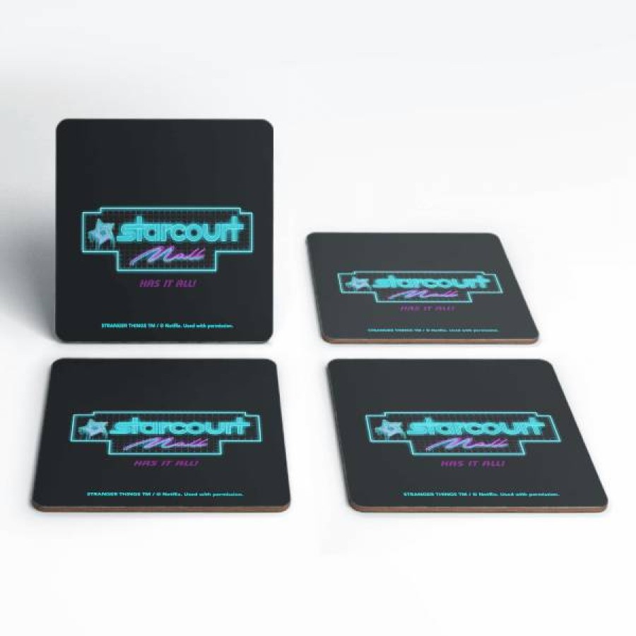 Tabletop * | Promotion Stranger Things Starcourt Mall Coaster Set