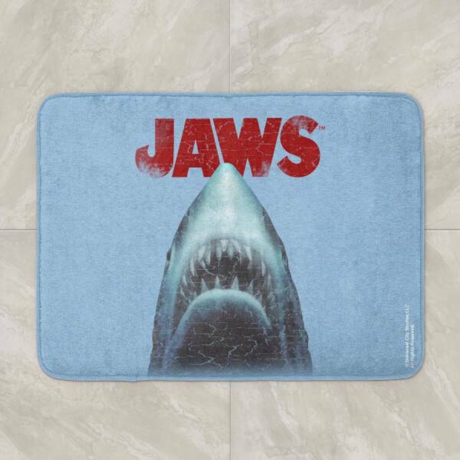 Soft Furnishings * | Shoping Jaws Logo Bath Mat