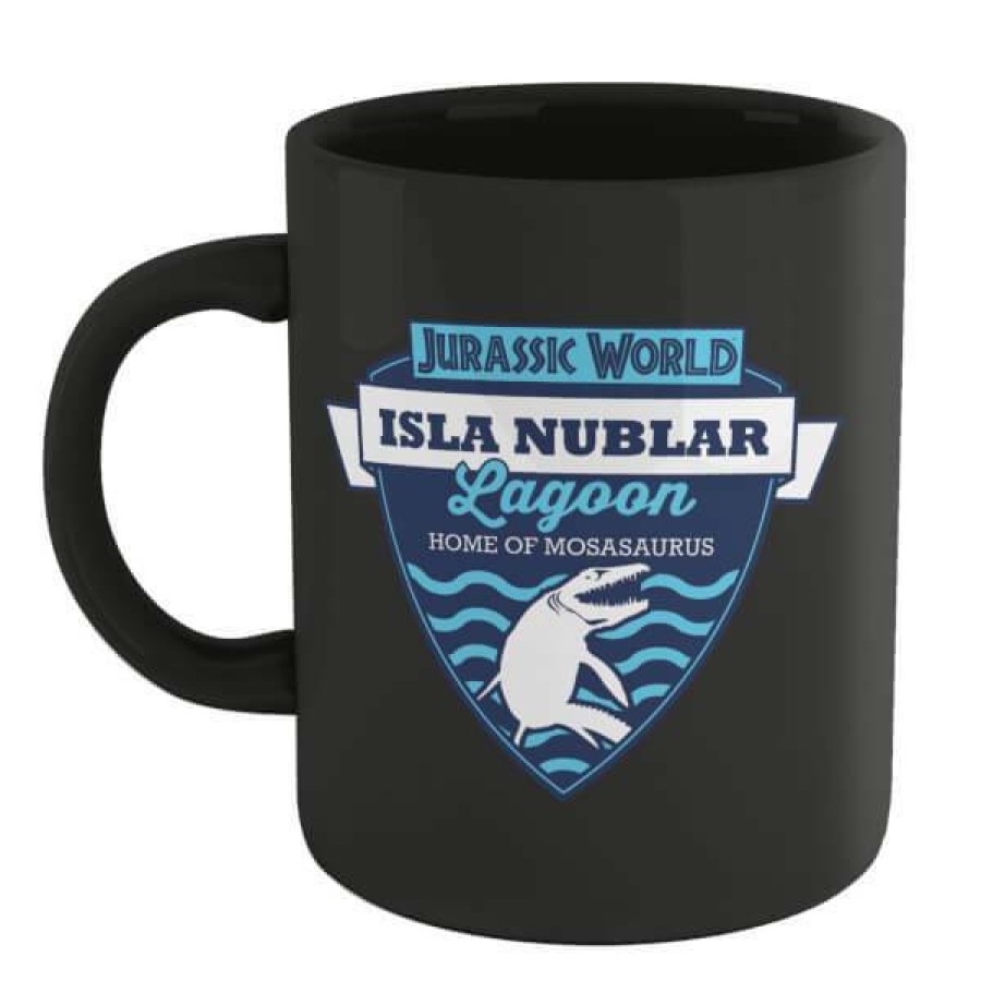 Geek Drinkware * | New In Jurassic Park Isla Nublar Lagoon Mug Black