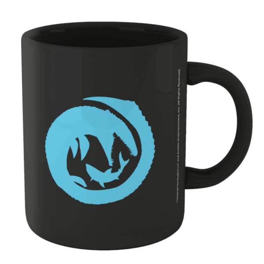 Geek Drinkware * | New In Jurassic Park Isla Nublar Lagoon Mug Black