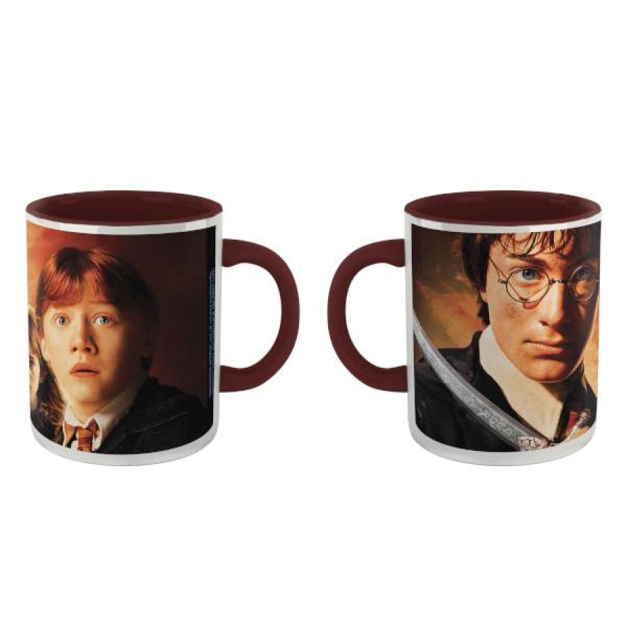 Geek Drinkware * | Best Guaranteed Harry Potter Chamber Of Secrets Mug Burgundy