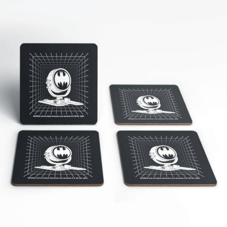 Tabletop * | Clearance Sale Batman Arkham Asylum Coaster Set