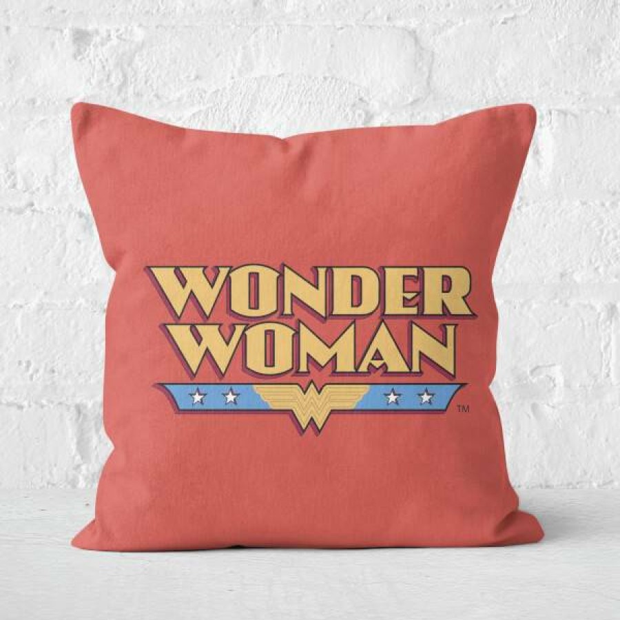 Soft Furnishings * | Best Guaranteed Dc Cushions Retro Wonder Woman Dc 40X40Cm Square Cushion Square Cushion