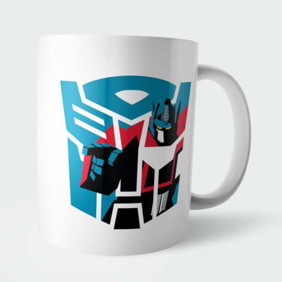 Geek Drinkware * | Free Delivery Transformers Autobot Decepticon Mug Mug