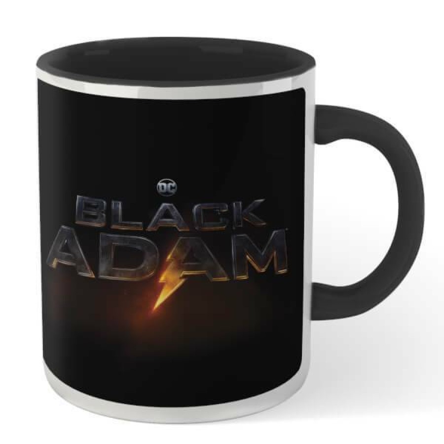 Geek Drinkware * | Best Choice Black Adam Logo Mug Black