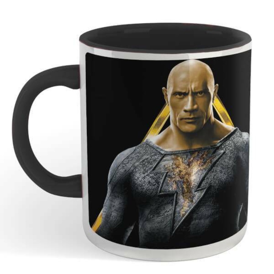 Geek Drinkware * | Best Choice Black Adam Logo Mug Black